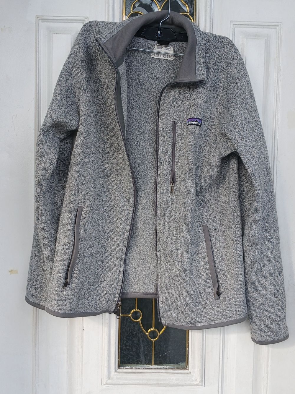 Patagonia Gray Fleece Zip-Up Jacket